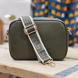 Single Zip Cross Body Bag in Dark Green Handbags And Accessories Gifts For Women Cross Body Bags Valentines Gifts Mother's Day Gifts