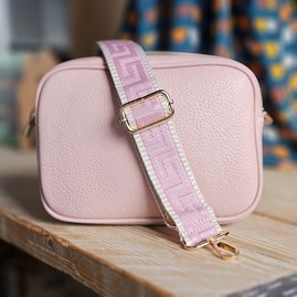 Single Zip Cross Body Bag in Light Pink Handbags And Accessories Gifts For Women Cross Body Bags In Light Pink