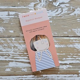 'Socially Unacceptable...' Magnetic Notepad