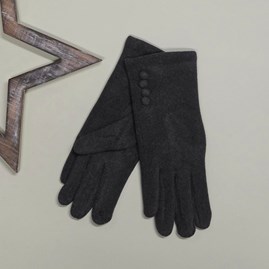 Soft Felt Style Gloves in Charcoal Grey Soft Felt Style Gloves in Charcoal Grey