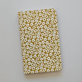 Soft Touch Lined Journal - Ochre Floral Stationary Gifts Diary And Journal Gifts Notebooks And Notepads Birthday Gifts Christmas Gifts