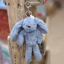 Sonny The Plush Blue Bunny Keyring Sonny The Plush Blue Bunny Keyring