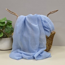 Sparkle Scarf in Light Blue Lightweight Sparkle Sparkly Scarves Headscarves Gifts For Women Mother's Day Gifts Birthday Gifts