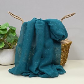 Sparkle Scarf in Teal Lightweight Sparkle Sparkly Scarves Headscarves Gifts For Women Mother's Day Gifts Birthday Gifts