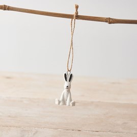 Speckled Porcelain Rabbit Hanging Decoration Speckled Porcelain Rabbit Hanging Decoration
