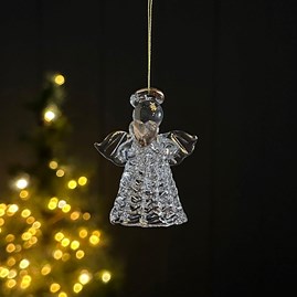 Christmas Gifts Christmas Decorations Festive Homeware Glass Ornaments Hanging Glass Angel