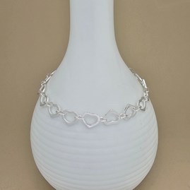 Sterling Silver Interlocking Bracelet