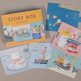 Children's Board Games Family Fun Create Your Own Story Jigsaw Gifts For Children