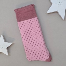 Super Soft Dotty Socks in Pink Warm Winter Socks Long Super Soft Pink Socks Gifts For Women Gifts For Men Clothing Accessories
