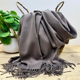 Super Soft Plain Pashmina Style Scarf in Chocolate Brown Pashmina Scarf Headscarf Wrap Wedding Accessories Super Soft Bridesmaid Shawl Brown