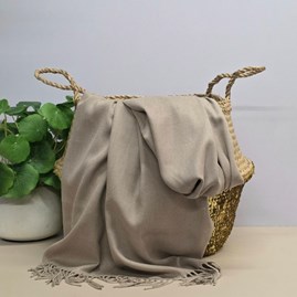 Super Soft Plain Pashmina Style Scarf in Latte Brown Pashmina Scarf Headscarf Wrap Wedding Accessories Super Soft Bridesmaid Shawl Brown