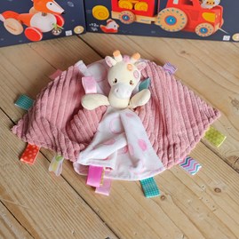 New Baby Gifts Newborn Baby Gifts Soft Cuddly Toys Giraffe Soother Blanket Taggie