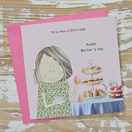 'Tea-riffic' Mother's Day Card Rosie Made A Thing Mother's Day Card Gifts For Mother's Day Greetings Card
