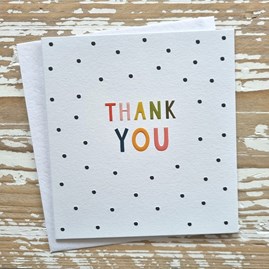 'Thank You' Greetings Card 'Thank You' Greetings Card