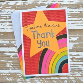 'Thank You Teaching Assistant' Card 'Thank You Teaching Assistant' Card