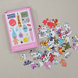 The 90s 99 Piece Mini Jigsaw Puzzle Family Fun Retro Jigsaw Puzzle Gifts For Mother's Day Gifts Father's Day Gifts