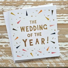 'The Wedding Of The Year' Greetings Card