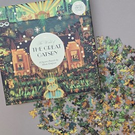 The World of The Great Gatsby 1000-piece Jigsaw Puzzle Novelty Family Fun Illustrated Jigsaw Puzzle 1000 Piece Puzzle Lover Gifts The Great Gatsby