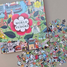 Novelty Family Fun Illustrated Jigsaw Puzzle 1000 Piece Puzzle Lover Gifts Tudors