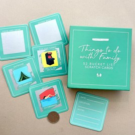 Things To Do With Family Bucket List Scratch Cards
