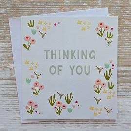'Thinking of You' Greetings Card 'Thinking of You' Greetings Card Sympathy Get Well Soon Greetings Card
