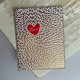 'Happy Anniversary' Greetings Card 'Happy Anniversary' Greetings Card