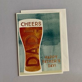 'Cheers Dad!...' Father's Day Card
