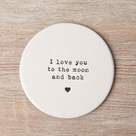 Porcelain Homeware Gifts Porcelain Drinks Coasters Sentiment Gifts