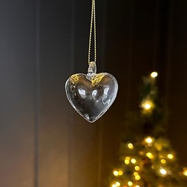 Translucent Hanging Heart Decoration