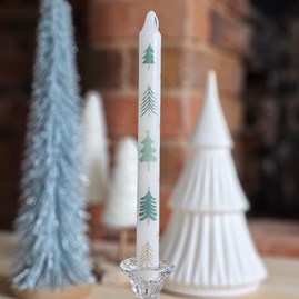 Trees Taper Candle Gisela Graham Christmas Table Decorations Festive Gifts Home Fragrance Taper Candles