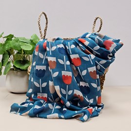 Contemporary Scarves Headscarves Spring Lightweight Mother's Day Gifts Birthday Gifts Floral Scarf