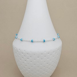 Turquoise Bead Anklet Turquoise Bead Anklet