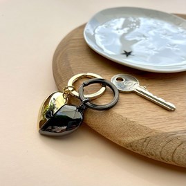 Two Piece Heart Puzzle Keyring Two Piece Heart Puzzle Keyring