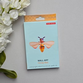 Wall Art - Honey Bee Contemporary Wall Art Decoration Hanging Self Assembly 3D Creative Kits Honey Bee Design