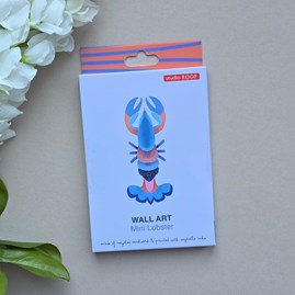 Wall Art - Mini Lobster Contemporary Wall Art Decoration Hanging Self Assembly 3D Creative Kits Lobster Design