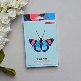 Wall Art - Peacock Butterfly Contemporary Wall Art Decoration Hanging Self Assembly 3D Creative Kits Butterfly Design