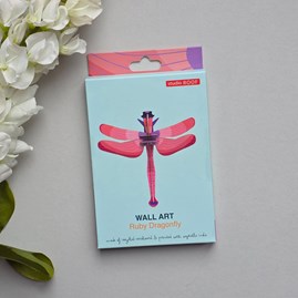 Contemporary Wall Art Decoration Hanging Self Assembly 3D Creative Kits Dragonfly Design