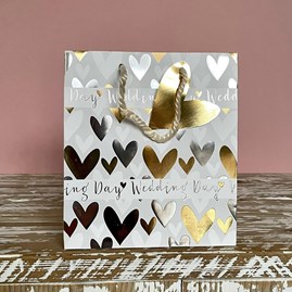 'Wedding Day' Hearts Medium Gift Bag 'Wedding Day' Hearts Medium Gift Bag