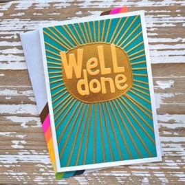 'Well Done' Card