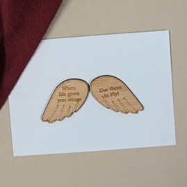 Wooden Sentiment Token Wooden Keepsake Gift Sentiment Gifts Sentiment Greetings Card