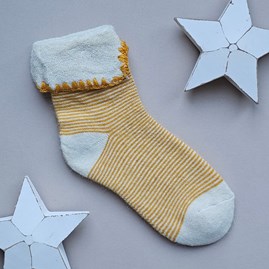 Wool Blend Striped Ankle Socks in Mustard Yellow Wool Blend Womens Ankle Socks Mother's Day Gifts Valentine Gifts Warm Soft Cosy Socks