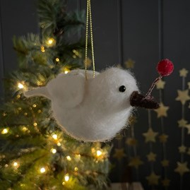 Wool Dove Hanging Decoration Wool Dove Hanging Decoration