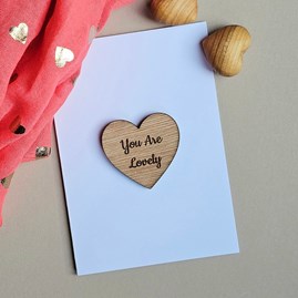Wooden Sentiment Token Wooden Keepsake Gift Sentiment Gifts Sentiment Greetings Card
