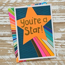 'You're A Star' Greetings Card