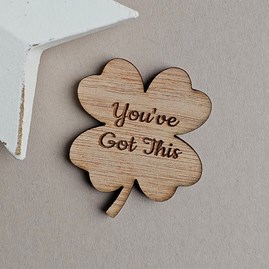 Wooden Sentiment Token Wooden Keepsake Gift Sentiment Gifts Pocket Token Gift
