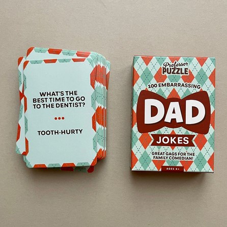 100 Dad Jokes Gifts For Men Gifts For Dad 100 Dad Jokes Card Game Trivia