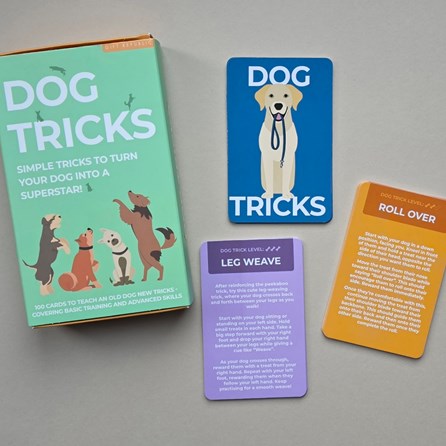100 Dog Tricks Cards 100 Dog Training Cards Dog Lover Gifts Doggy Tricks Instruction Cards Novelty Fun Games