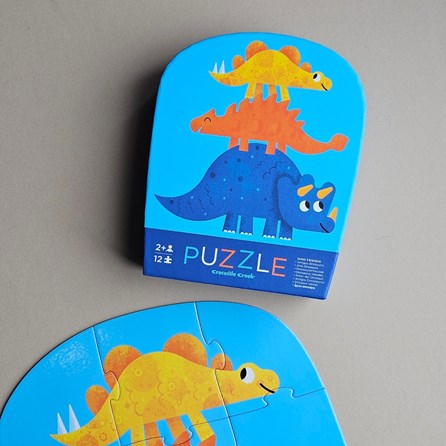 12pc Mini Jigsaw Puzzle - Dino Friends 12pc Mini Jigsaw Puzzle - Dino Friends
