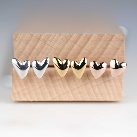 Devotion Heart Stud Earrings Devotion Heart Stud Earrings