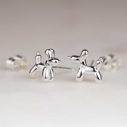 balloon dog earrings